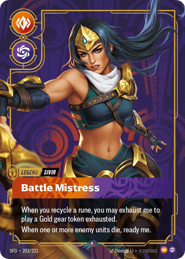 Sivir - Battle Mistress - SFD-203