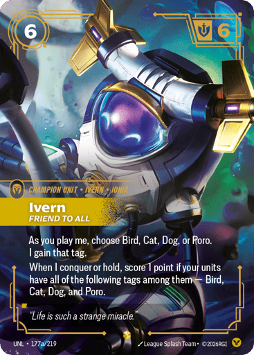 Ivern - Friend to All - UNL-177A Alternate Art
