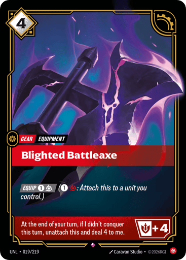 Blighted Battleaxe - UNL-019