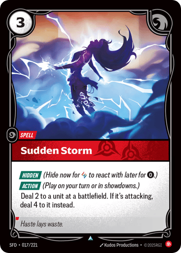 Sudden Storm - SFD-017