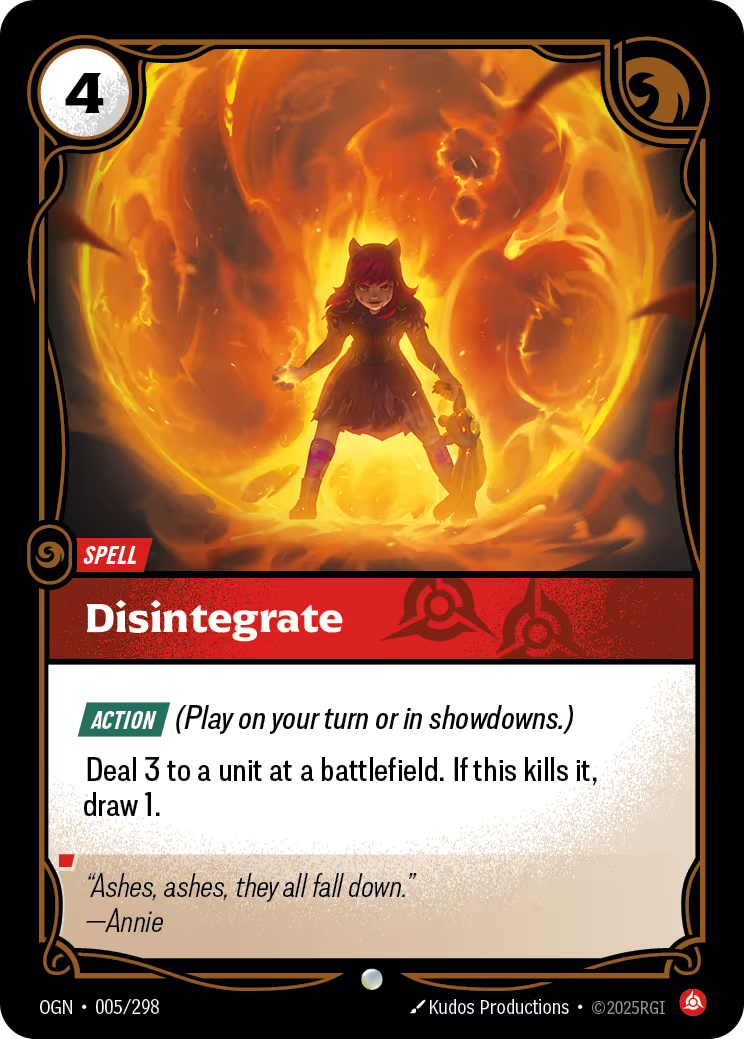 Disintegrate - OGN-005