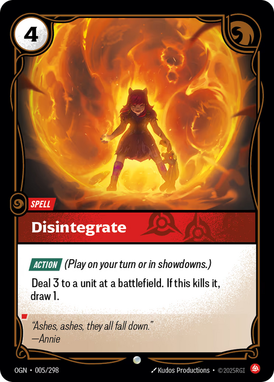 Disintegrate - OGN-005