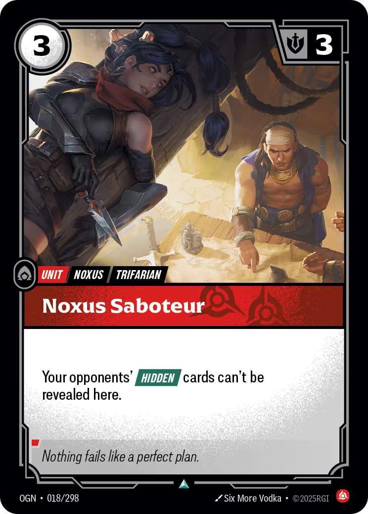 Noxus Saboteur - OGN-018