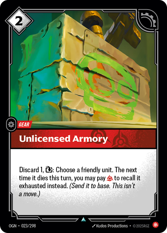 Unlicensed Armory - OGN-023