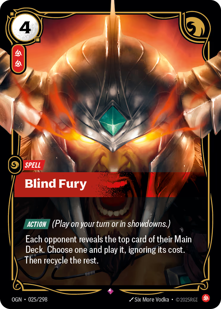 Blind Fury - OGN-025
