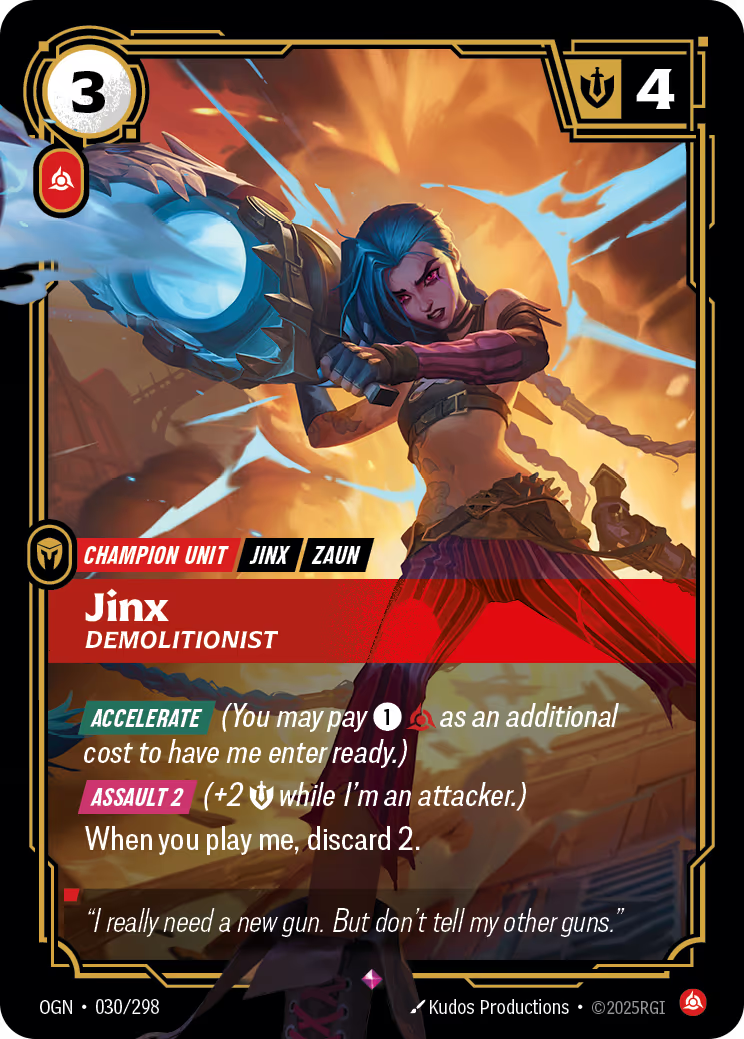 Jinx - Demolitionist - OGN-030