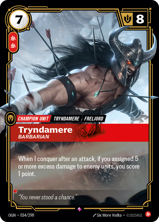 Tryndamere - Barbarian - OGN-034