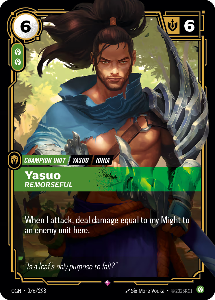 Yasuo - Remorseful - OGN-076