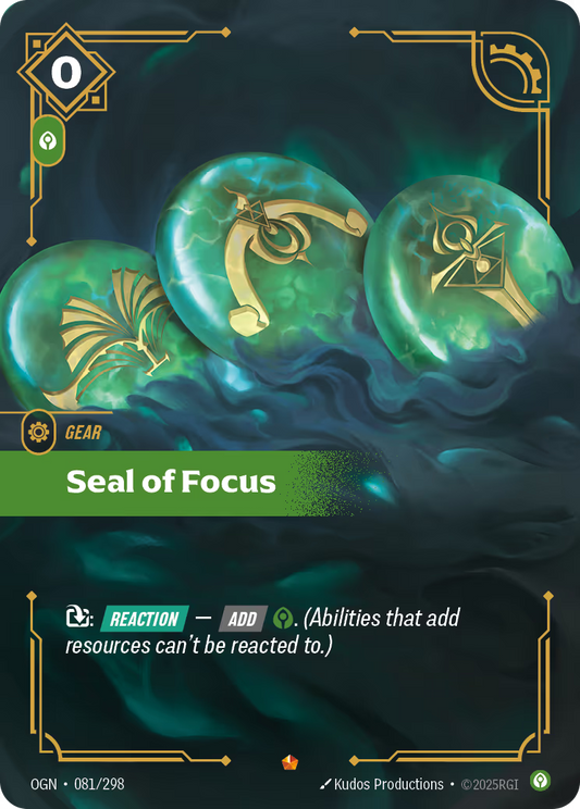 Seal of Focus - OGN-081