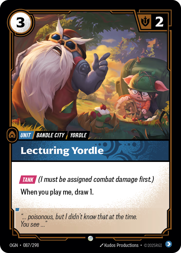 Lecturing Yordle - OGN-087
