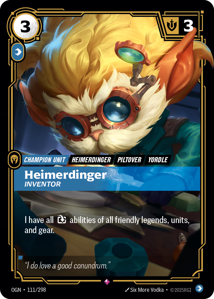 Heimerdinger - Inventor - OGN-111