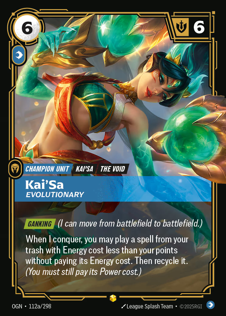 Kai'Sa - Evolutionary - OGN-112A Alternate Art