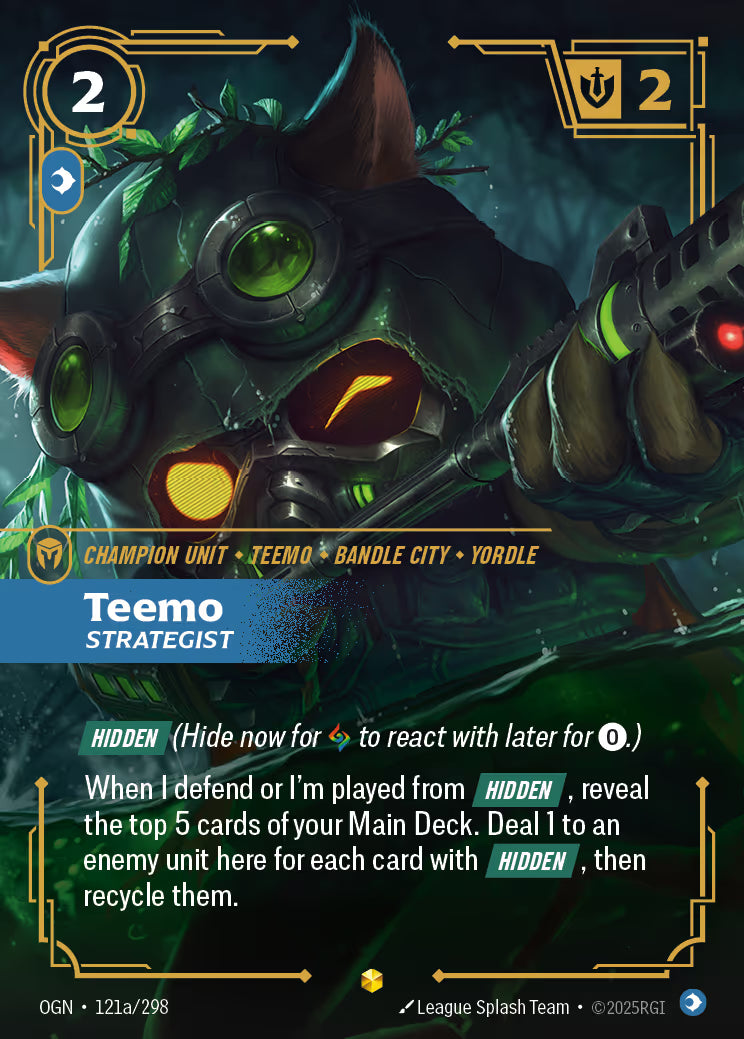 Teemo - Strategist - OGN-121A Alternate Art