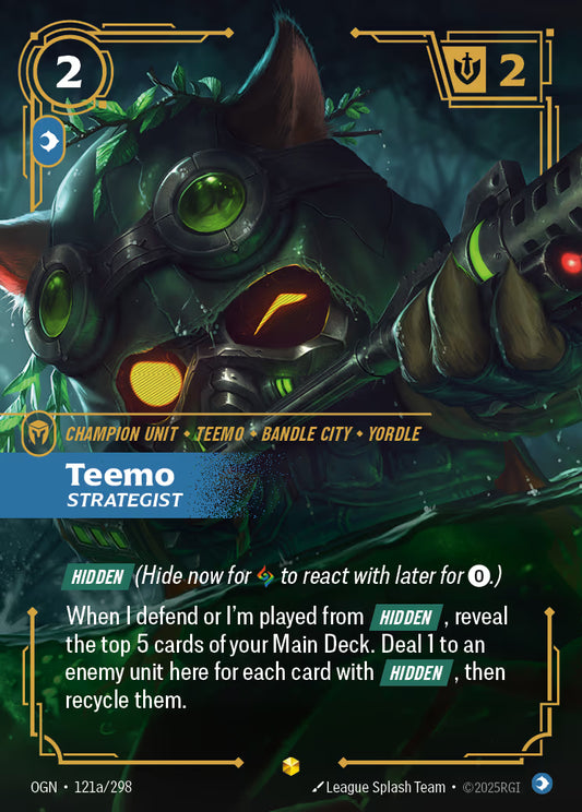 Teemo - Strategist - OGN-121A Alternate Art