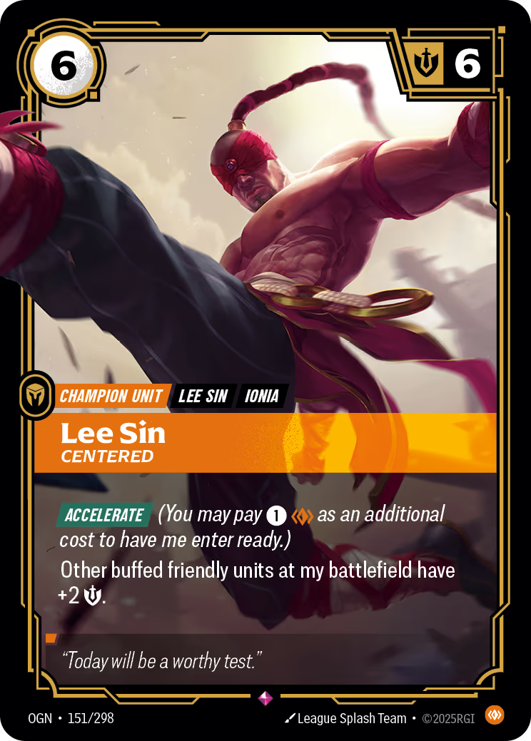 Lee Sin - Centered - OGN-151