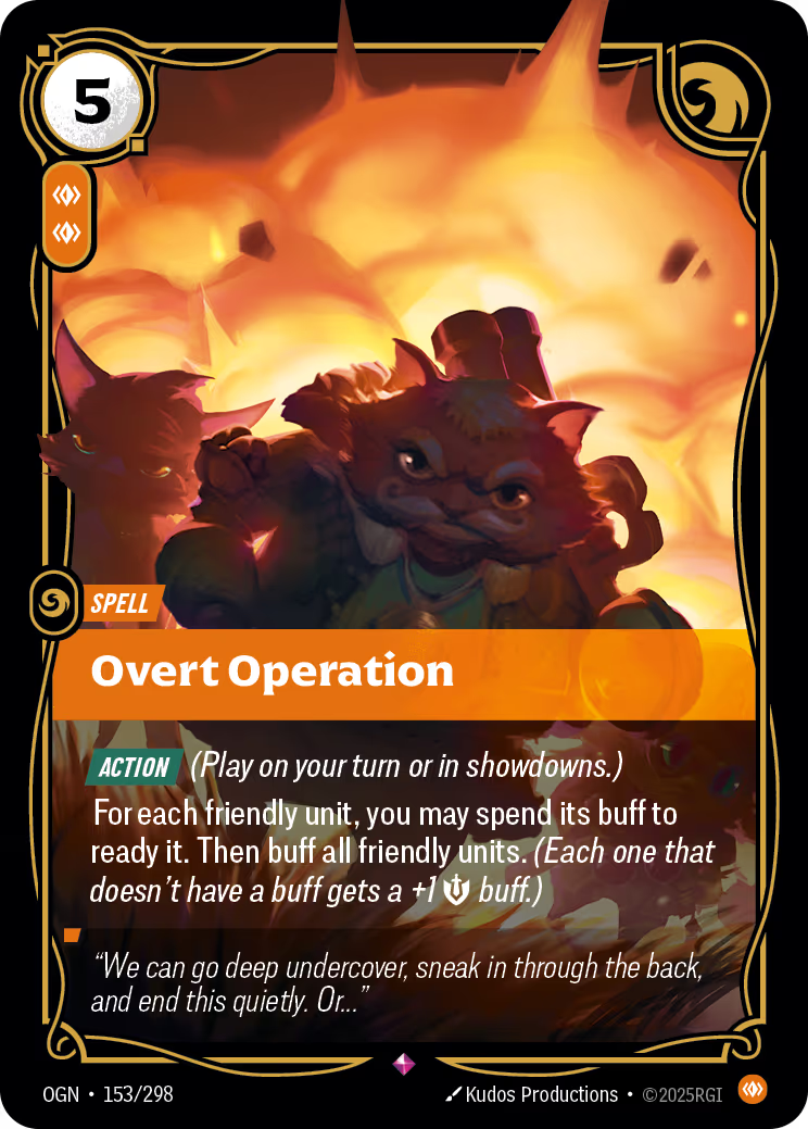 Overt Operation - OGN-153