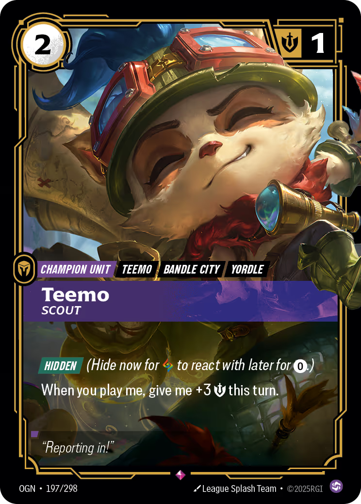 Teemo - Scout - OGN-197