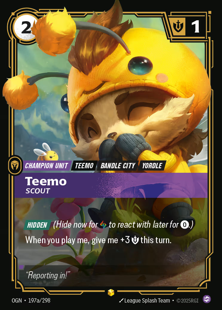 Teemo - Scout - OGN-197A Alternate Art