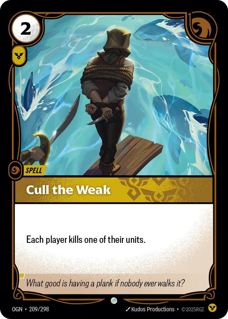 Cull the Weak - OGN-209