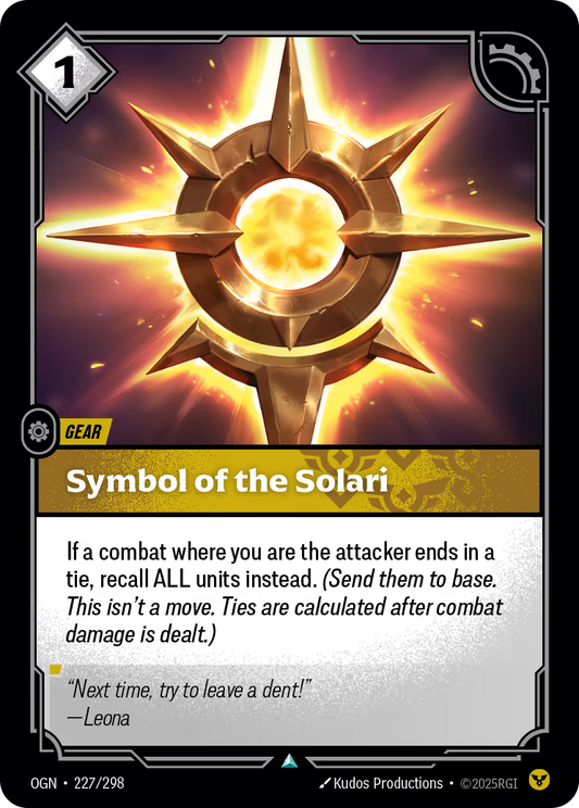 Symbol of the Solari - OGN-227