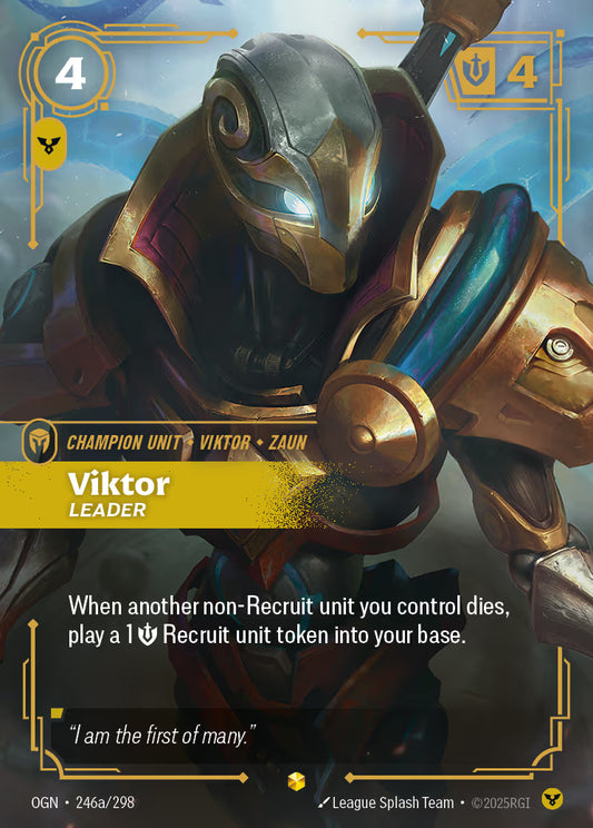 Viktor - Leader - OGN-246A Alternate Art