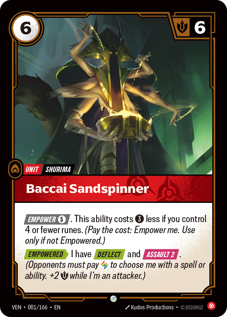 Baccai Sandspinner - VEN-001