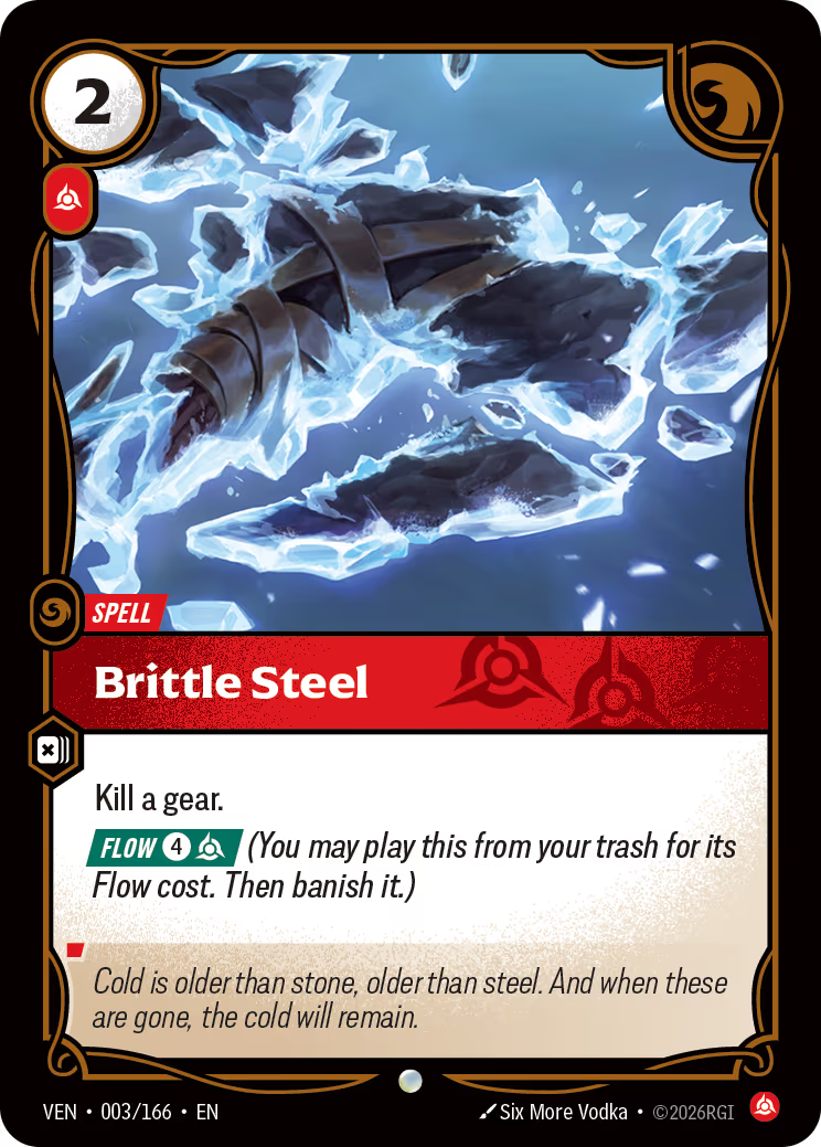 Brittle Steel - VEN-003