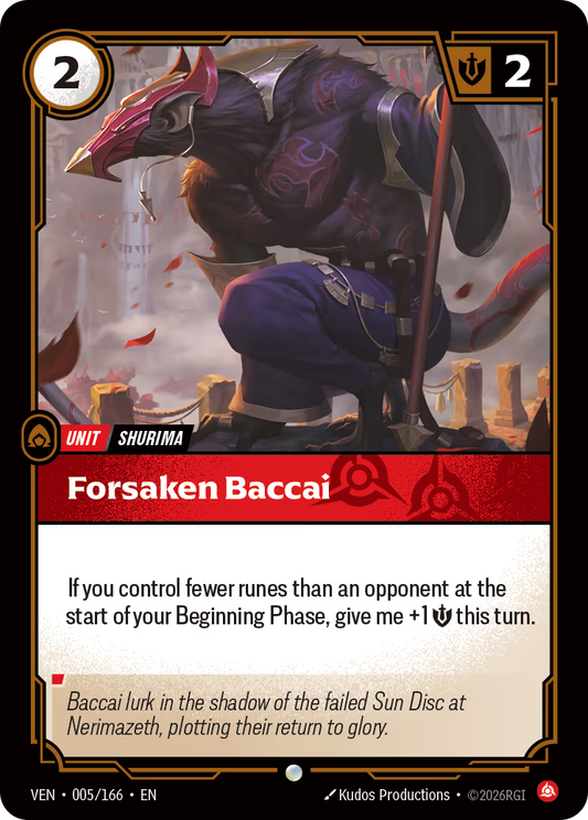 Forsaken Baccai - VEN-005
