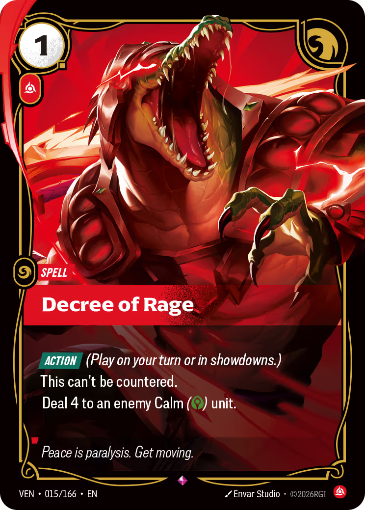 Decree of Rage - VEN-015