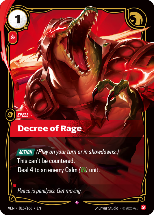 Decree of Rage - VEN-015