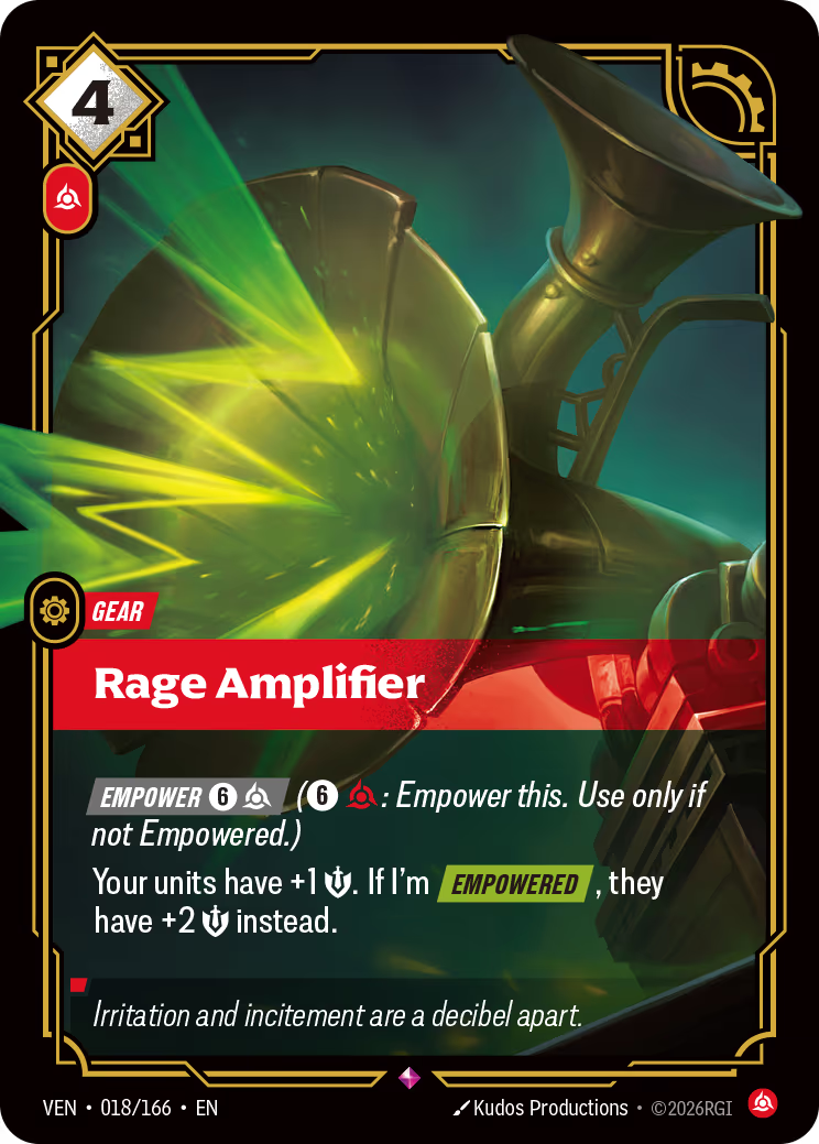 Rage Amplifier - VEN-018