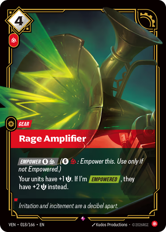 Rage Amplifier - VEN-018