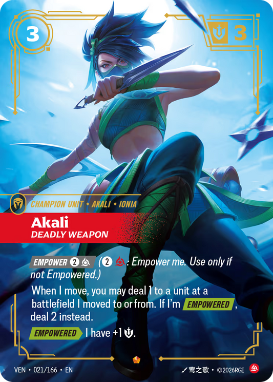 Akali - Deadly Weapon - VEN-021