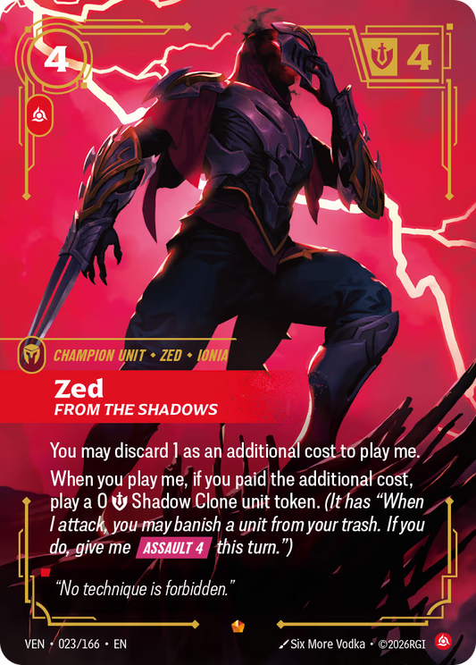 Zed - From the Shadows - VEN-023