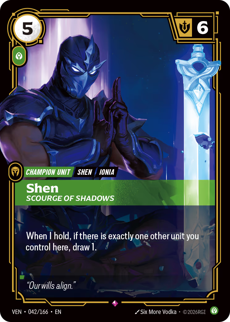Shen - Scourge of Shadows - VEN-042