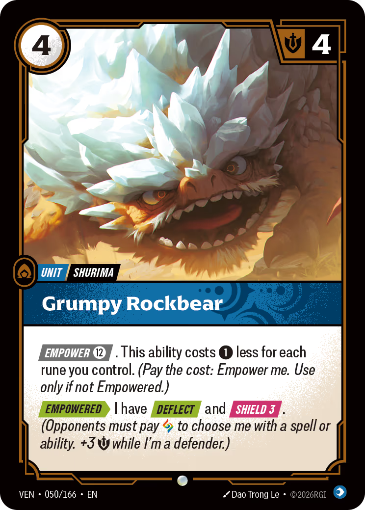 Grumpy Rockbear - VEN-050