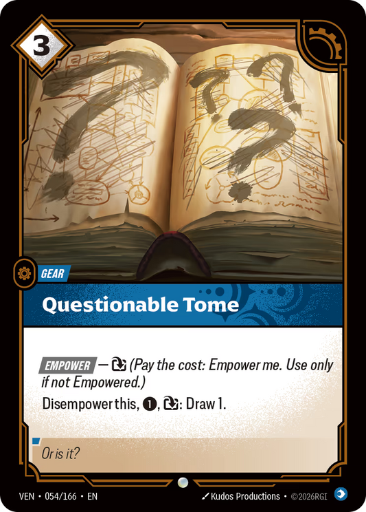 Questionable Tome - VEN-054