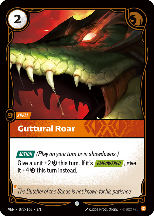 Guttural Roar - VEN-072
