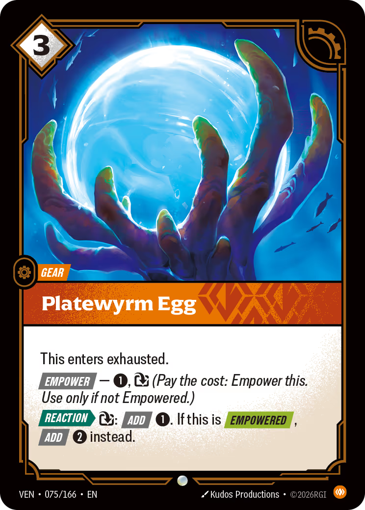 Platewyrm Egg - VEN-075