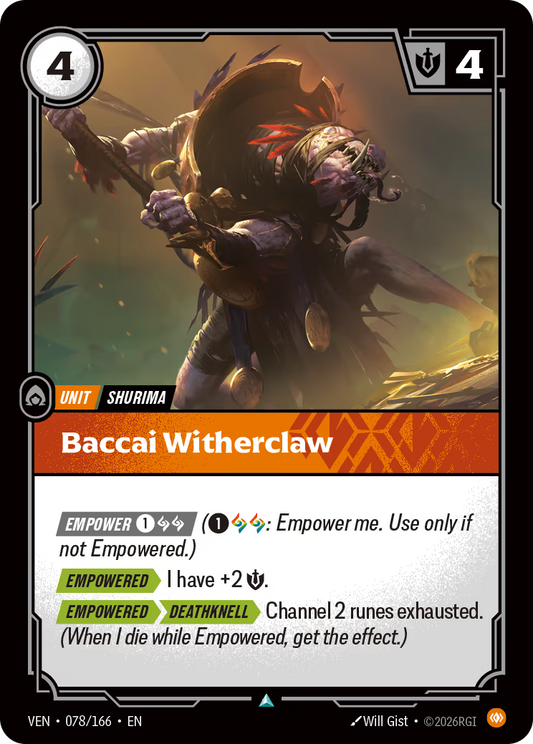 Baccai Witherclaw - VEN-078