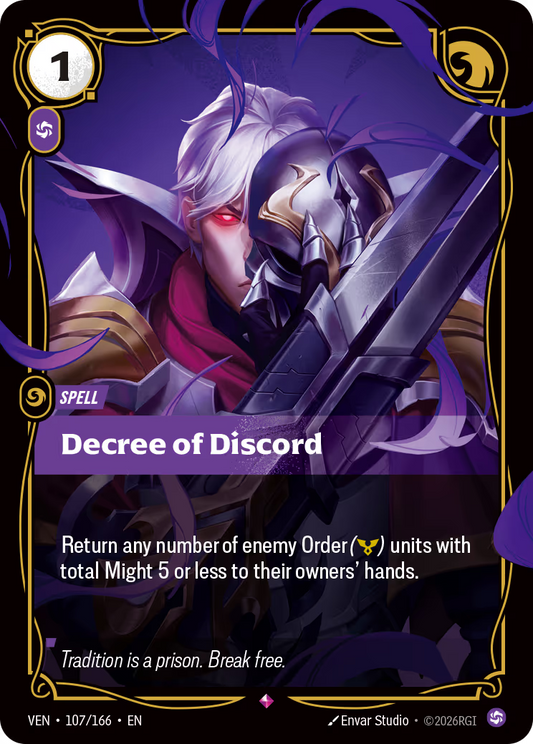 Decree of Discord - VEN-107