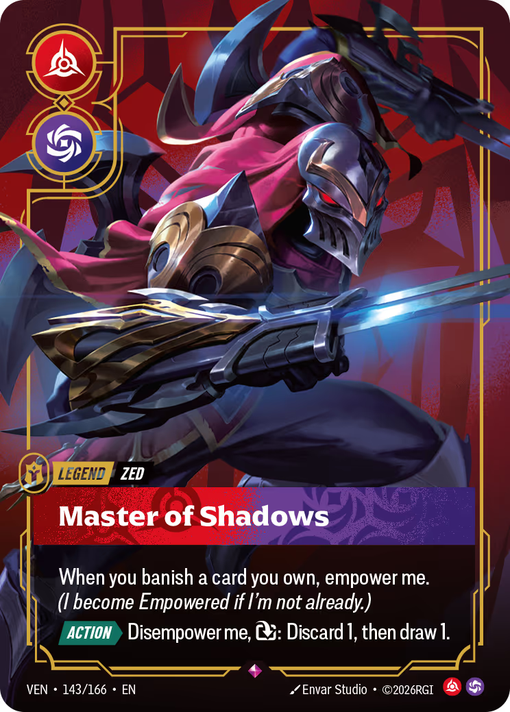 Zed - Master of Shadows - VEN-143