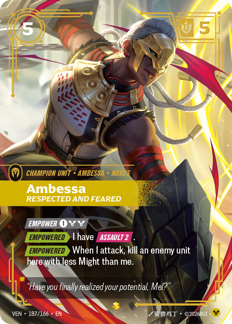 Ambessa - Respected and Feared - VEN-187